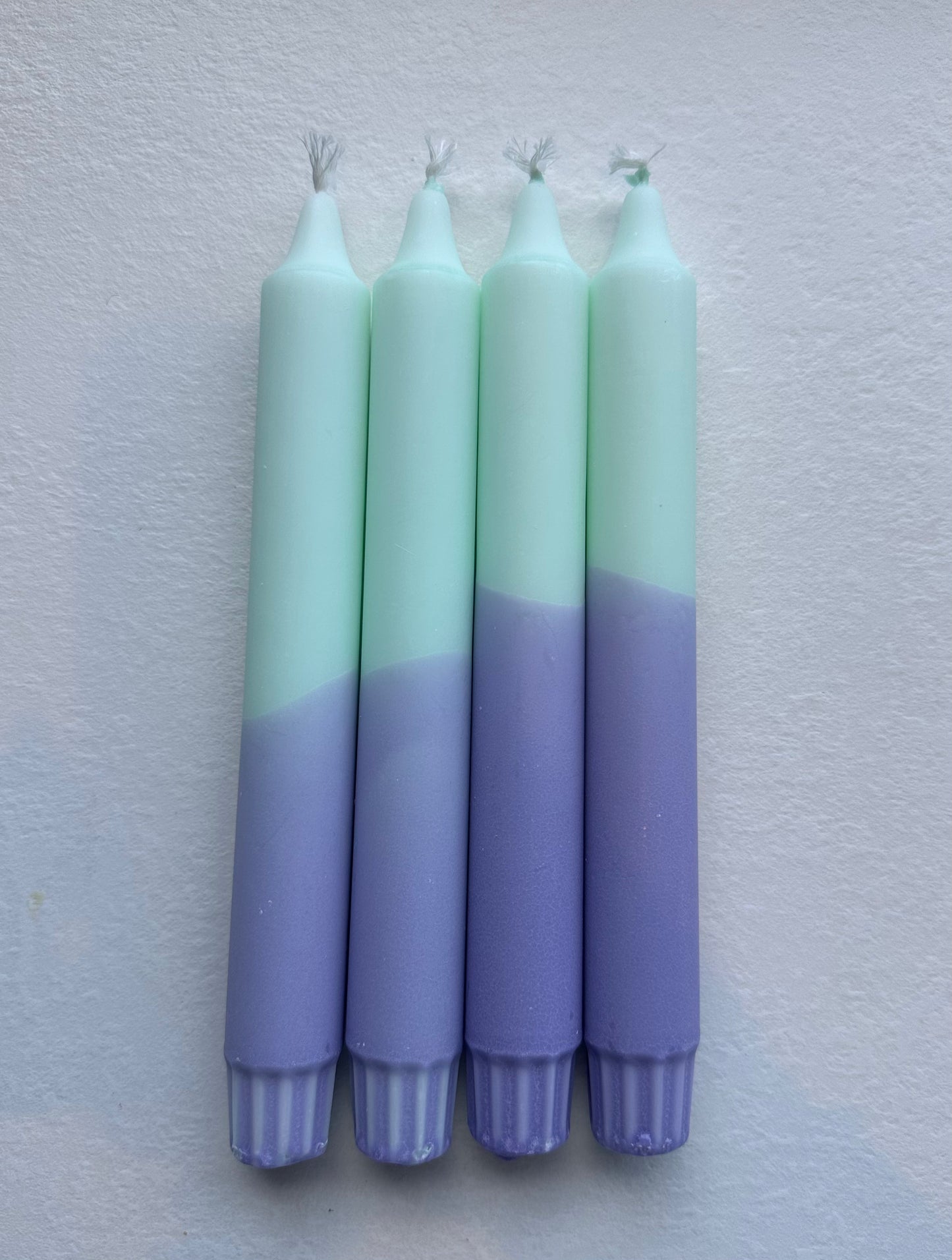 Nr 15. pastell grønn/lilla per stk