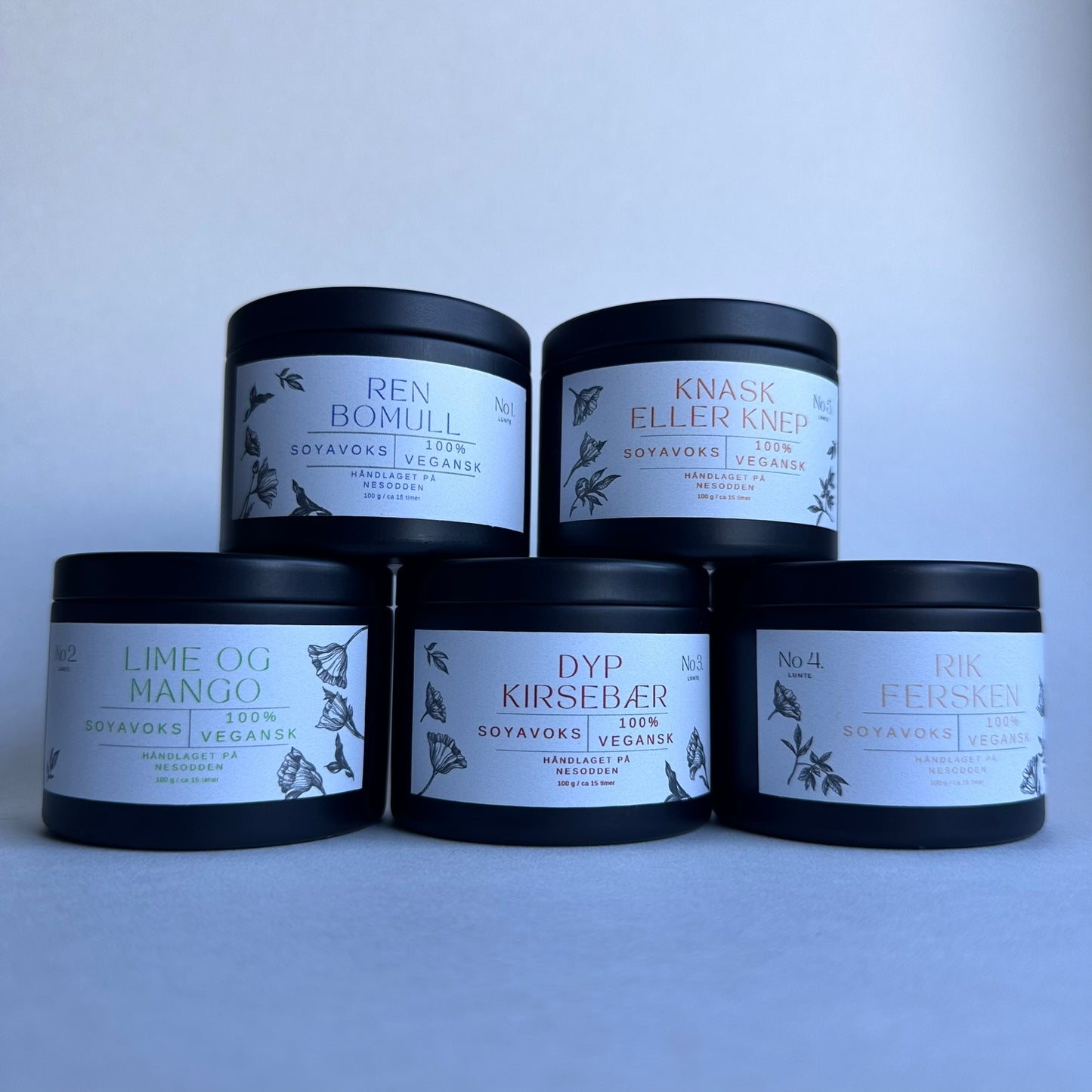 No 5. Knask eller Knep Duftlys, 100 gr