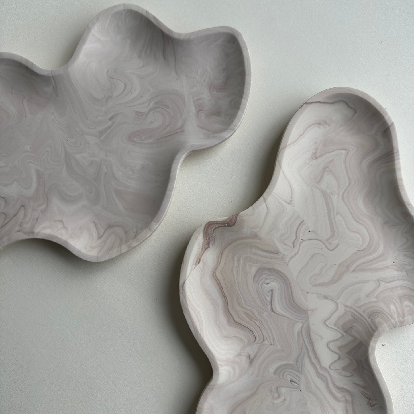 Organisk Fat - Beige/Marmorert/nr2