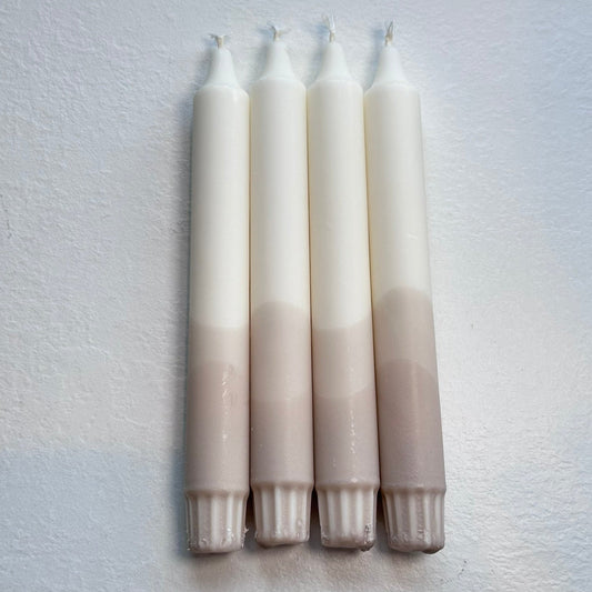 Nr.12 Hvit/Beige Nede per stk